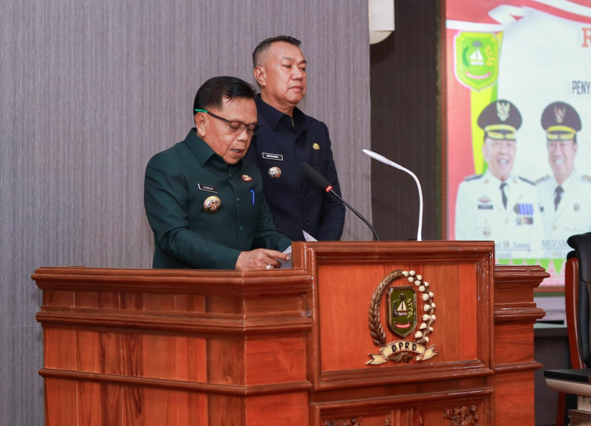 Pidato Perdana Asmar-Muzamil Tegaskan Visi Misi Kepemimpinan di Rapat Paripurna DPRD