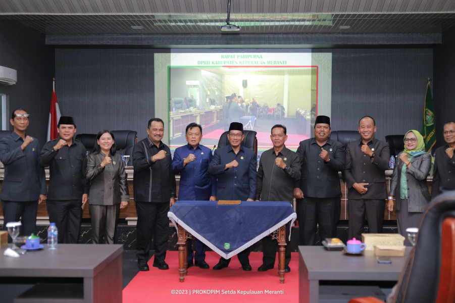 Plt Bupati Asmar Apresiasi Ranperda Pertanggungjawaban APBD Meranti 2022 Disetujui DPRD