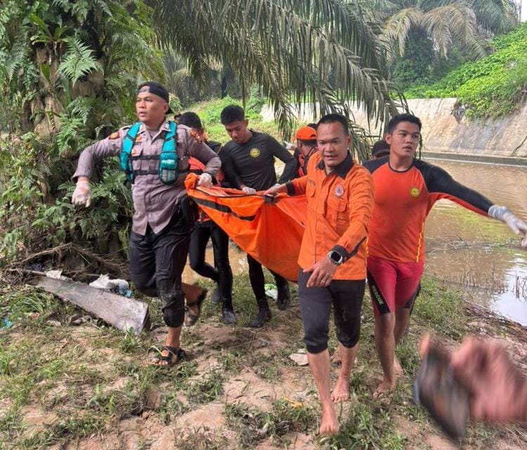 Bocah Tenggelam di Sungai Ngaso Rohul Ditemukan Meninggal Dunia