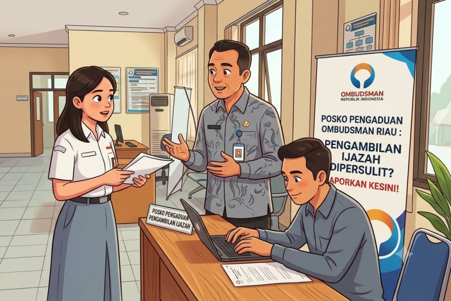 Ombudsman Riau Buka Posko Aduan Penahanan Ijazah