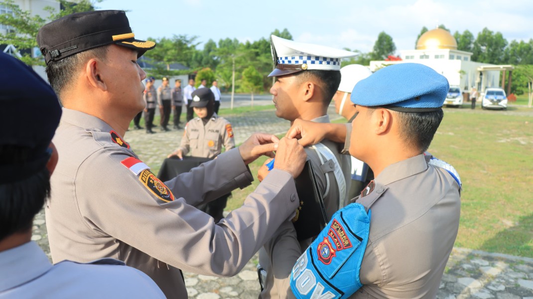 Wakapolres Meranti Pimpin Apel Operasi Keselamatan Lancang Kuning 2026