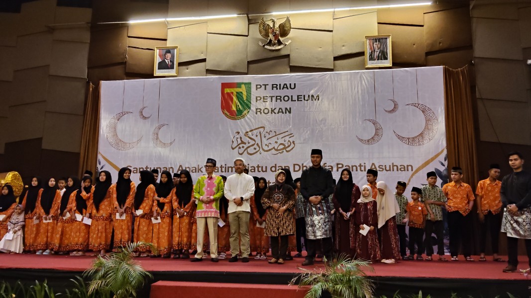 PT Riau Petroleum Rokan Buka Bersama Media dan Santuni anak Yatim dan Dhuafa