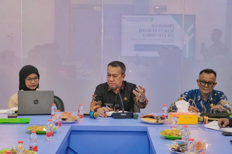 Rakor Program Makan Bergizi Gratis, Wabup Muzamil Minta Prioritaskan Investor Lokal