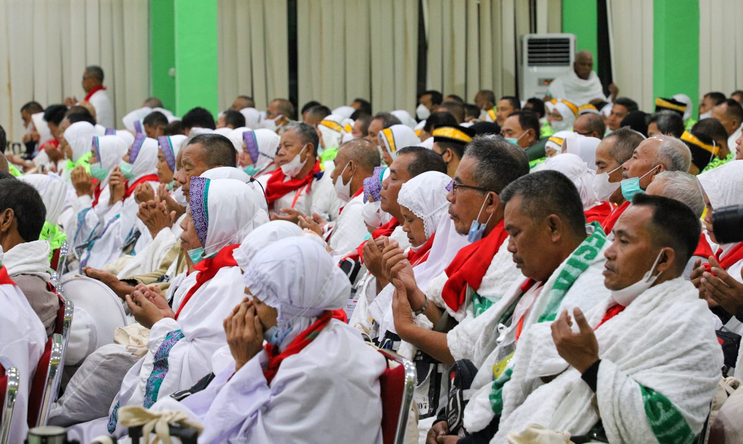 490 JCH dari 5 Daerah Masuk Asrama EHA Riau