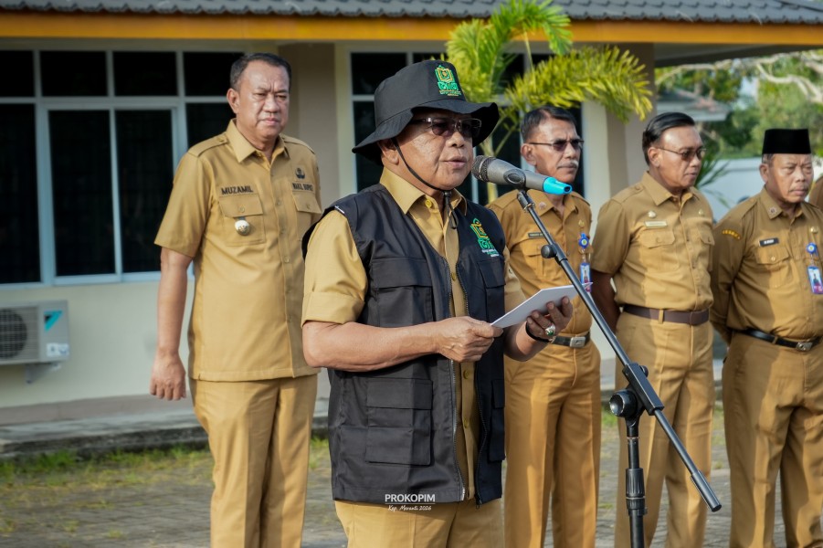 Bupati Asmar Lepas 450 Mahasiswa KKN IAIN Datuk Laksamana Bengkalis Menuju 5 Kecamatan di Meranti