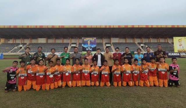 Tim Sepakbola U-14 Kepulauan Meranti Pesta 6 Gol ke Gawang Inhil