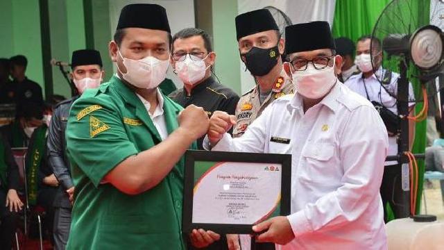 Wagubri Berharap PW GP Ansor Riau Tingkatkan Kerukunan Masyarakat