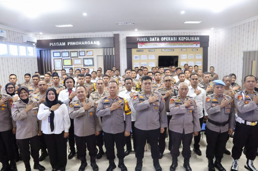 Polda Riau Sosialisasi Etika Profesi Polri Bagi Personel Polres Kepulauan Meranti