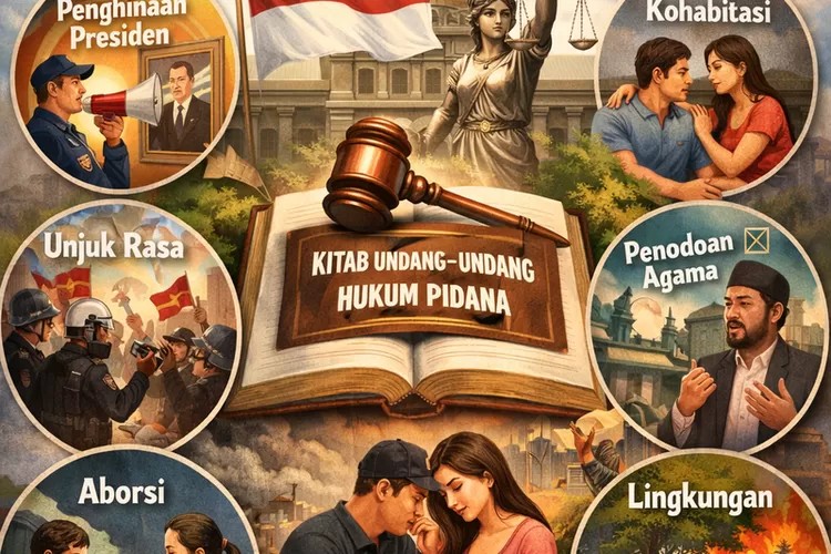 Mulai 2 Januari 2026, 5 Kebiasaan Ini Bisa Dipidana oleh KUHP Nasional