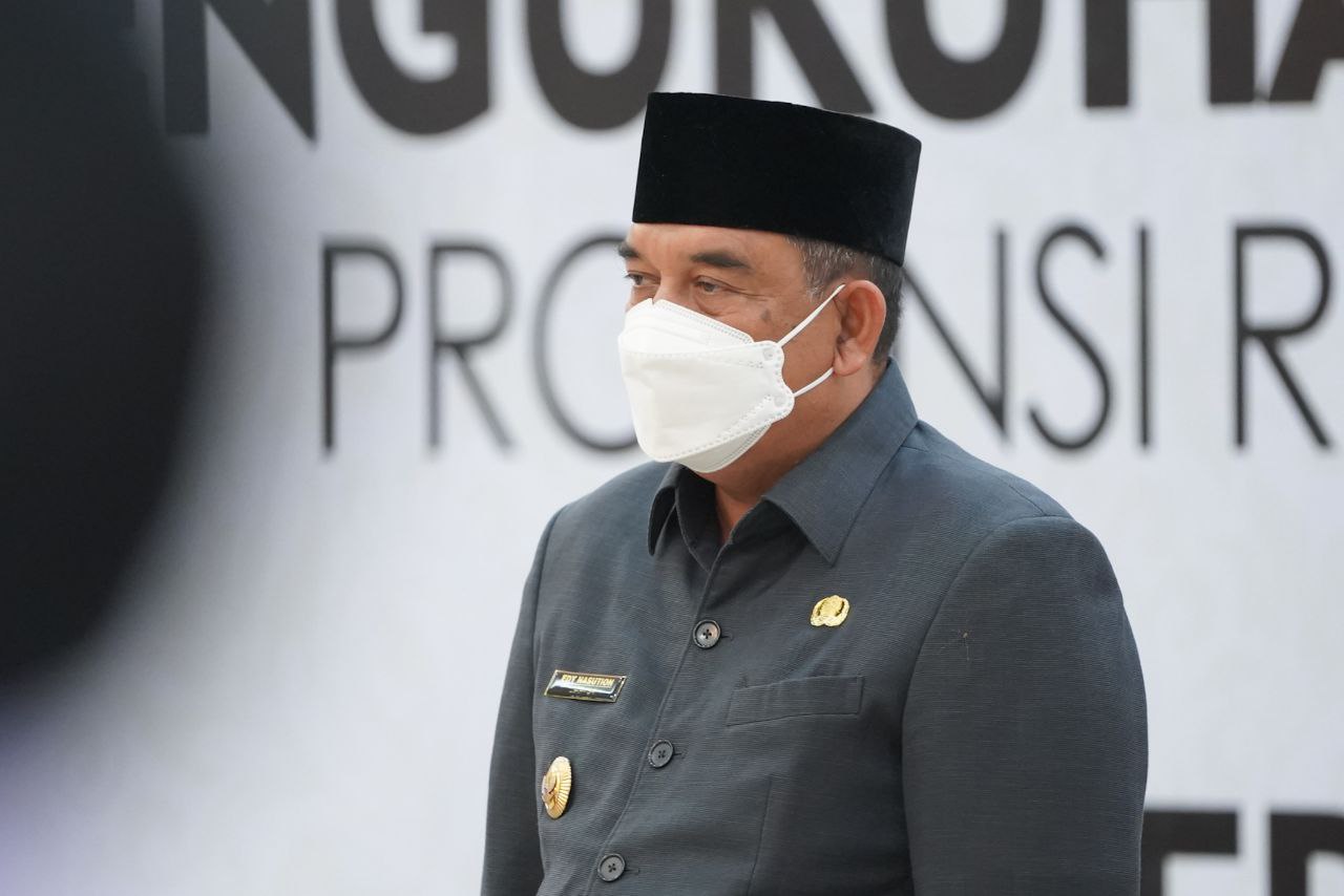 Momen Paskibraka Riau 2022 Dikukuhkan Gubernur Riau